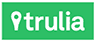 trulia logo green background with white text